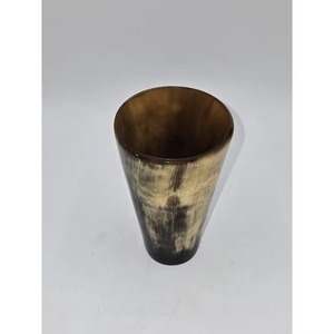 Tasse à boire en corne de buffle écologique faite à la main, forme naturelle, polie, imitation antique, objet de collection, Noël, REHMAN CRAFT - Product Image 4