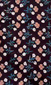 Tela de Algodón Hecha a Mano al por Mayor, Tela Estampada a Mano Sanganeri de Jaipur, Material en Bruto para Confección de Vestidos - Product Image 2