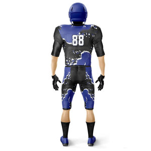 Uniforme de Fútbol Americano Sublimado, Nuevo, a la Moda, de Color Sólido, Económico, Personalizado para Equipos Juveniles, con Estampado y Compresión - Product Image 6
