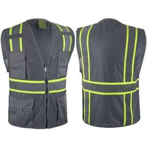 Chaleco de Seguridad Personalizado al por Mayor, Fabricante OEM, Proveedor, Chaleco Reflectante de Poliéster de Alta Visibilidad, Marca Privada, Producción en Masa - Product Image 3