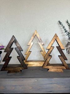 Sapin de Noël mural en bois moderne avec lumières LED blanc chaud, décoration intérieure, arbre de Noël artistique écologique - Product Image 6