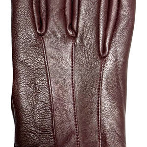 Gants en cuir pour femmes, accessoire de mode pour usage quotidien, fourniture en marque privée, style uni, doux au toucher, doublure en polaire, gants d'hiver pour femmes - Product Image 5