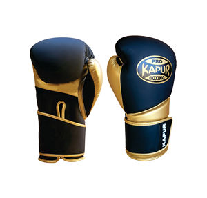 Guantes de Boxeo Profesionales Edición Campeonato con Acabado Dorado Metálico y Cuero Premium para Sparring y Entrenamiento en Gimnasio - Product Image 1