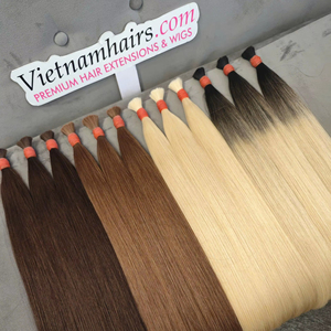 Fournisseur de Cheveux Vierges Vietnamiens de Haute Qualité en Gros, Lisses, Cuticules Intactes, Extensions Blondes Naturelles - Product Image 1