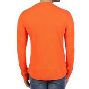 T-shirt homme à manches longues en coton 250 GSM, couleur unie, tricoté, style décontracté streetwear, fabrication sous marque privée, OEM, fournisseur USA - Product Image 4