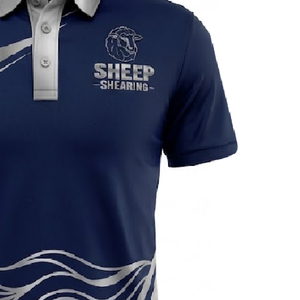 Camisa Polo Personalizada para Esquila de Ovejas, Cola Larga, Sublimada, Transpirable, de Secado Rápido, Ropa de Trabajo Duradera, Logotipo Personalizado, OEM, ODM - Product Image 4