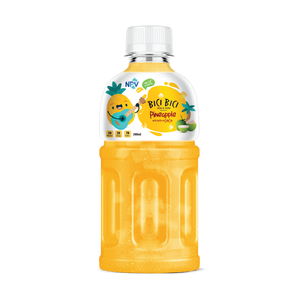 NPV Bici Bici <b>Pineapple</b> Juice with Nata De Coco Puree 300ml X24 Bottles - Product Image 6