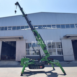 Mini-<span class=keywords><strong>grue</strong></span> araignée sur chenilles 3 tonnes 5 tonnes électrique diesel <span class=keywords><strong>mobile</strong></span> avec flèche télescopique - Product Image 3