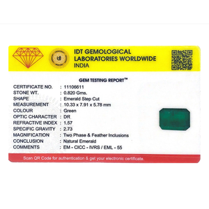 Natural Zambian Emerald 4.1 Carat Loose Gemstone Emerald Cut for Fine Jewelry - Product Image 4