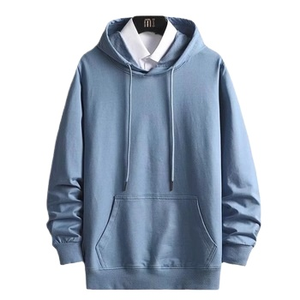 Sudadera con capucha de forro polar lisa, extragrande, gruesa, con botones, de peso pesado, personalizada, de corte holgado, estilo urbano, cálida, premium, para uso casual - Product Image 6