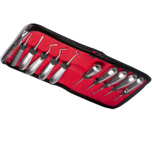 Precio Económico: 10 Elevadores Dentales Manuales Curvos para Extracción de Raíces, Fórceps para Extracción Dental, Instrumentos de Cirugía Oral e Implantes - Product Image 6