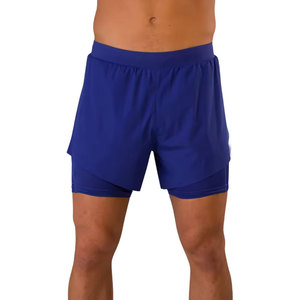 Shorts Premium Wear 2 en 1, matière élastique, design décontracté, shorts 2 en 1 pour hommes - Product Image 1