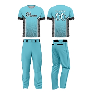 Conjunto de Uniforme de Softbol Personalizado de Alta Calidad, 100% Poliéster, Cierre de Cremallera, Bolsillos, Pantalones Cortos de Secado Rápido, Transpirables, con Estampado por Sublimación - Product Image 5
