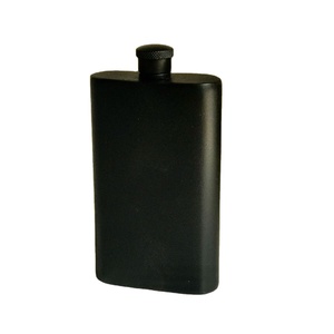 Wine Matte Black Easy Slip Drink Wine Whisky Holder Pocket Bottle Stainless Steel Hip <b>Flask</b> Bottle - Product Image 1