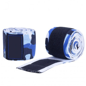 Protector de rodilla elástico de algodón para fitness, levantamiento de pesas, culturismo, prensa de piernas, sentadillas, vendaje para gimnasio - Product Image 4