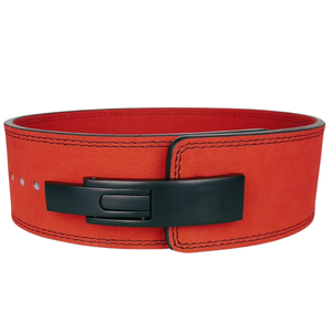 Ceinture de Soutien Lombaire Unisexe Ajustable en Cuir Rose pour Haltérophilie avec Fermeture à Boucle – Protection Professionnelle Haute Durabilité - Product Image 3