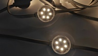 36V 50mm LED Point Light Haute Efficacité 6 Leds SMD 3535 Facile à Installer Transmission de Signal Longue Distance pour les Lumières de Bâtiment