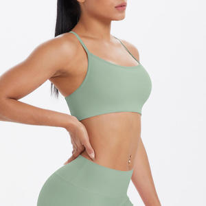 Women Gym Sports <b>Bra</b> Seamless <b>Stretch</b> Breathable Training Workout Active Apparel Top - Product Image 5
