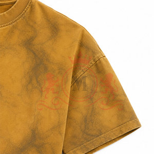 เสื้อยืดโอเวอร์ไซส์คุณภาพสูง สีซีดแบบซันเฟด ทรงดรอปโชว์เดอร์ เนื้อผ้าระบายอากาศได้ดี เหมาะสำหรับแฟชั่นไลฟ์สไตล์ลำลอง - Product Image 5