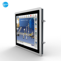19-Inch Industrial Rugged Touch Screen Monitor Capacitive Type for Business Use Waterproof and Touch Screen Features