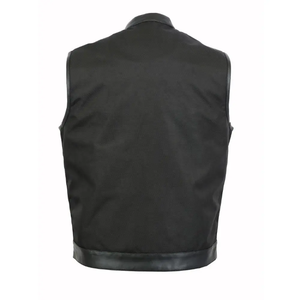 Chaleco de Motocicleta de Marca Privada OEM ODM, Chaleco de Cuero Genuino Estilo Motero, Fabricante al por Mayor, Ligero - Product Image 5