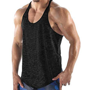 Camisetas sin mangas deportivas para hombre, ideales para entrenamiento en el gimnasio, correr y fitness. - Product Image 1