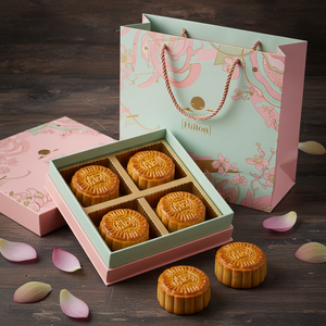 Custom Printing Personalized <b>Box</b> Mid Autumn Festival Mooncake Packaging <b>Box</b> for Bakery and Gift Presentation - Product Image 1