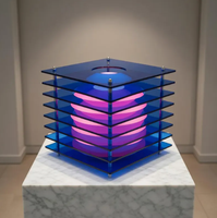 Lampe de table nordique colorée 2026 en promotion avec abat-jour et base en caoutchouc, lumière LED réglable pour la maison, cadeau romantique de la Saint-Valentin