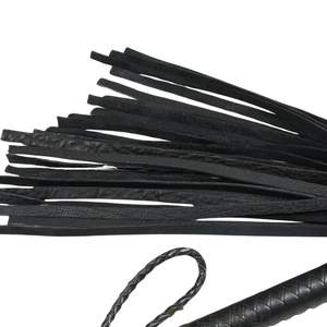 Flogger de Cuero BDSM Premium con Peso Equilibrado y Construcción Duradera - Product Image 2