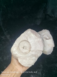High Quality Rose Quartz Natural Agate Carved Shadow Carving Candle Holders for Christmas Home Decor From Gujarat - Product Image 4