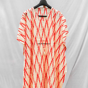 Wholesale Hand Block Printed Cotton <b>Kaftan</b> Block Printed Cotton <b>Beach</b> <b>Kaftan</b> Women Party Dress Wear Night Maxi Dress - Product Image 2