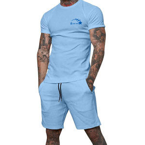 Conjunto Corto para Hombre de Uso Diario, Transpirable, Cómodo, Estilo Urbano, 100% Algodón - Product Image 1