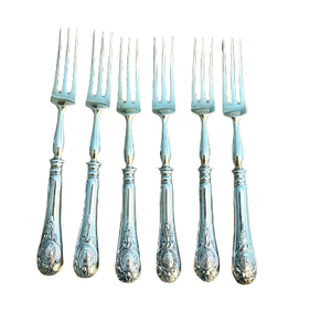 Home and Kitchen Salad <b>Serving</b> <b>Spoon</b> and Fork with Handles Metal <b>Spoon</b> From India Dessert <b>Spoon</b> Fork - Product Image 1