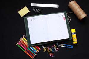 Porte-carnet pliable en cuir de luxe fait main avec protection, couverture de journal rechargeable, étui d'écriture, organiseur NBC-0075 - Product Image 2