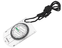 Boussole d'extérieur avec échelle cartographique et cadran lumineux, règle directionnelle multifonctionnelle (cm/pouces), équipement de survie pour le camping