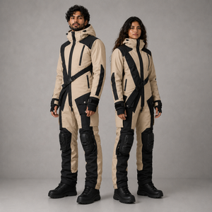 Custom Unisex Heavy Duty Ski <b>Suit</b> Thermal Waterproof Windproof 10,000mm <b>Snow</b> Jacket Bib Pants Adults Front Taped Seams - Product Image 3