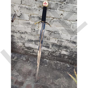 ดาบอัศวินเทมพลาร์พร้อมปลอกดาบ ดาบยุคกลาง ทำด้วยมือ - Product Image 3