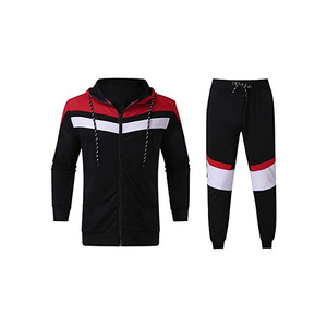 Survêtement élégant pour homme, coupe décontractée, vêtements de sport conçus pour les voyages, les entraînements et les besoins du style de vie urbain, vêtements en coton biologique - Product Image 4