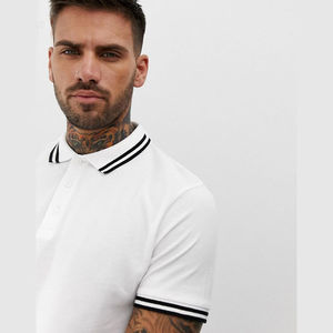 Polo pour homme 220 GSM 100% coton piqué respirant, style décontracté chic, streetwear, fabrication sur mesure OEM, marque privée, fabricant - Product Image 5