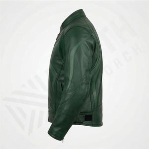 Chaqueta de Motociclista de Cuero Genuino para Hombre de la Mejor Calidad, Nueva Colección de Invierno, Chaquetas de Motocicleta con Protecciones Desmontables Personalizadas - Product Image 3