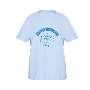 Camiseta básica unisex de algodón ajustada, camiseta informal de talla grande de gran tamaño, Camiseta corta lisa en blanco, diseño personalizado para chica, poliéster sólido - Product Image 3