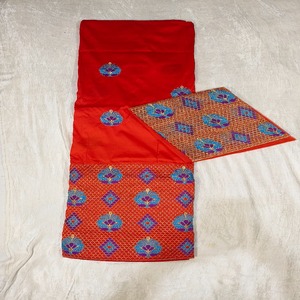 Formal New Collection Luxurious Nigerian George Wrapper With Embroidery Work On Floral Pattern Taffeta Silk <b>Fabric</b> For Wedding - Product Image 1