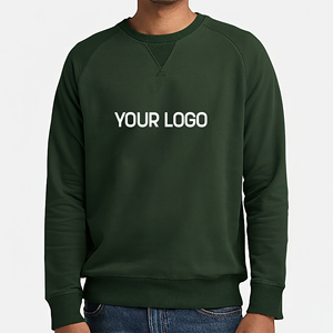 High Quality 100% Cotton 400Gsm Puff Printing <b>sweatshirts</b> Winter Custom Graphic Heavyweight Oversized Boxy <b>Plain</b> <b>sweatshirts</b> - Product Image 1