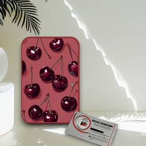 Placas Magnéticas Acrílicas Reutilizables de Cereza Oscura de Marca Privada, con Formas de Diamante, Círculo y Cuadrado, para Extensiones de Pestañas, Herramienta de Belleza - Product Image 4