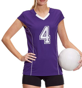 Tenue de volley-ball de qualité supérieure, maillot et short personnalisés avec logo d'équipe, vêtements de sport légers et à séchage rapide pour équipes professionnelles - Product Image 1