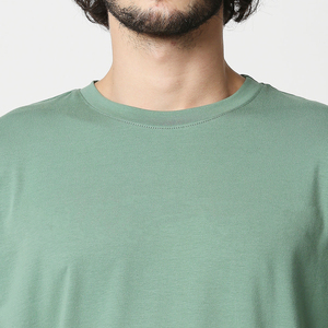 T-shirts décontractés en coton imprimé à manches courtes pour hommes et garçons, style uni, coupe ajustée, respirants, séchage rapide, prix de gros, OEM - Product Image 3