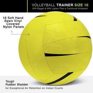 Ballon de volley-ball professionnel en PVC haute adhérence et confortable pour adultes - Anti-humidité et flexible pour l'entraînement et les événements de compétition - Product Image 3