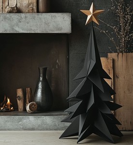 Modern Metal Christmas Tree Decorative Floor Xmas Tree Home Festive Decor - Product Image 3
