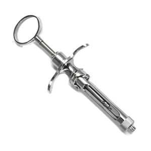 Seringues dentaires aspirantes roses avec poignée annulaire 2.5, 1.8ml/2.2ml, en acier inoxydable/laiton, instrument chirurgical dentaire - Product Image 4