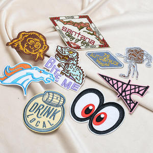 Embroidery <b>Patch</b> Iron On Embroidered Badge Twill Applique <b>Patches</b> for Clothing Caps <b>Backpacks</b> Bags Wholesale Decorative Garment - Product Image 1